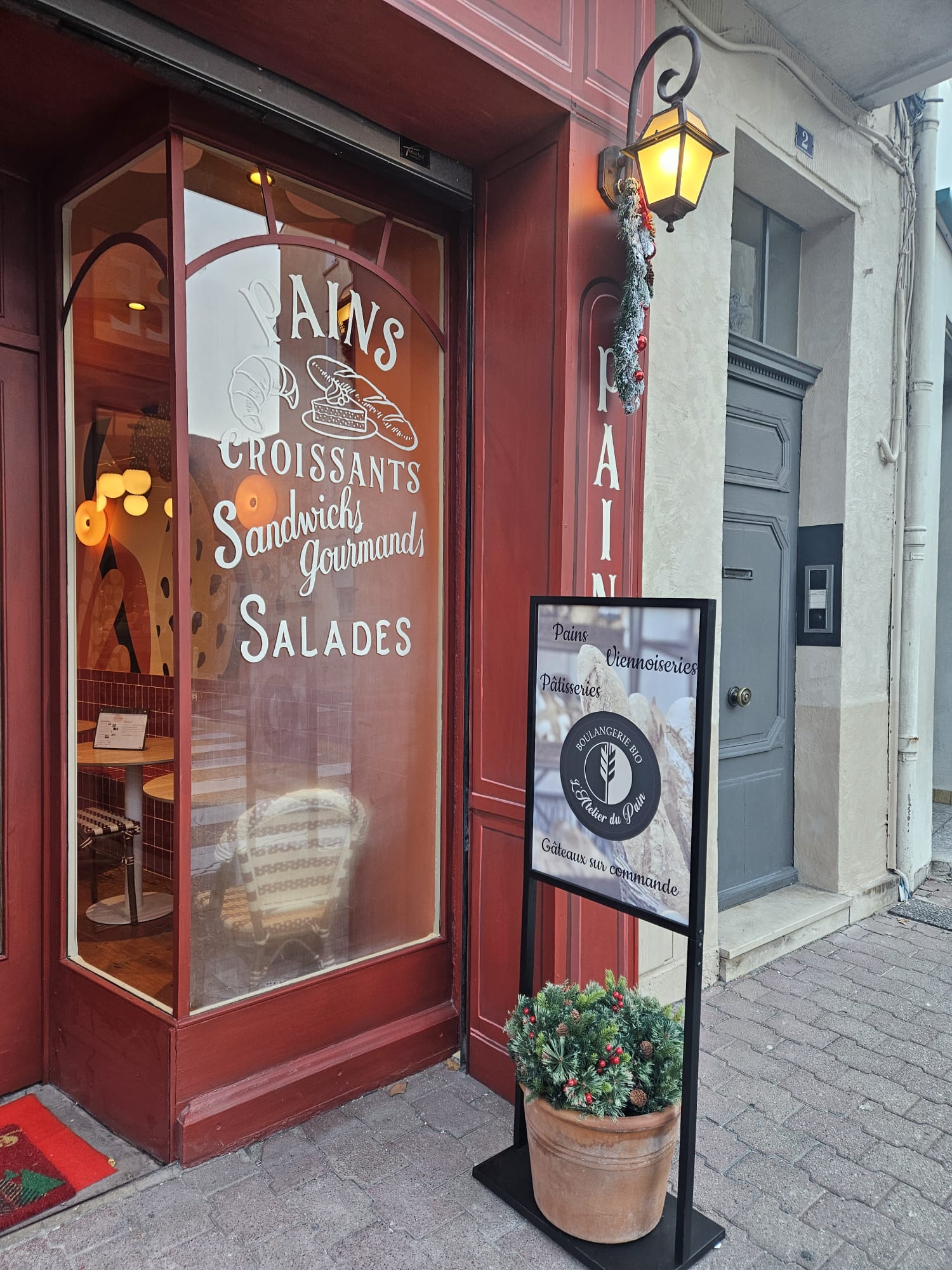 Entrée boulangerie — L'atelier du pain bio